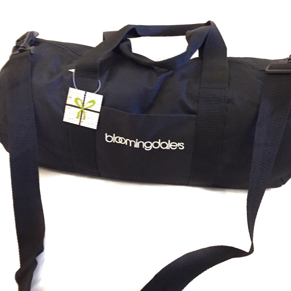 Bloomingdale's Sport Black Bag Adjustable …